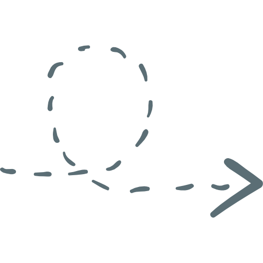 rotated-right-arrow-with-broken-line